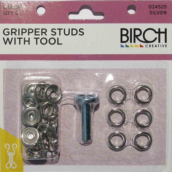 Metal gripper kit with tool NICKLE