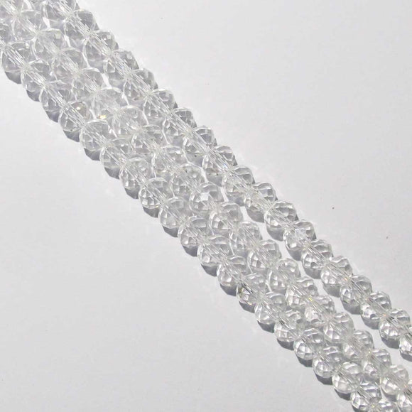 Cg 3x3.5mm faceted rondel crystal 145 pieces.
