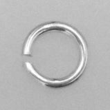 Sterling sil 4mm x .7mm jump ring 10pcs