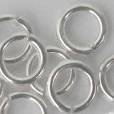 Sterling sil 4mm x .7mm jump ring 10pcs