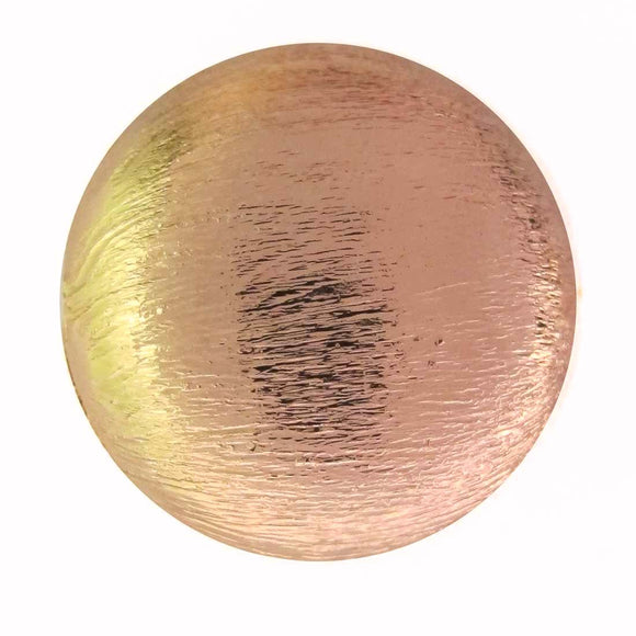 Metal 25mm coin satin NF ROSE GOLD 2pcs