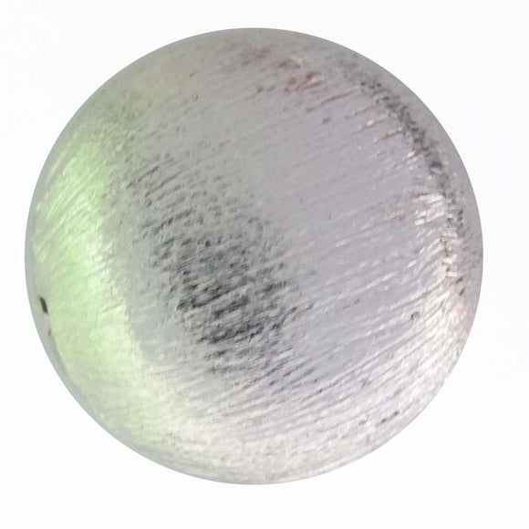 Metal 20mm coin satin NF SILVER 2pcs