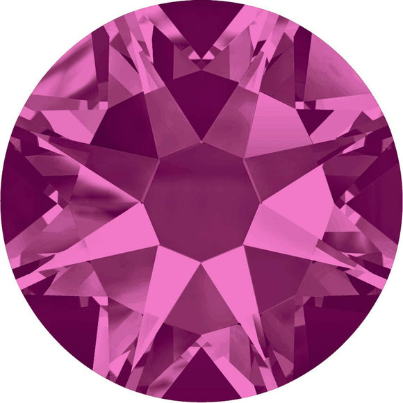 Austrian Crystals ss6 2058 fuchsia 100pcs