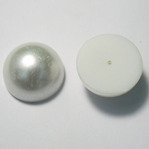 plas 20mm rnd cabochon white 10pcs