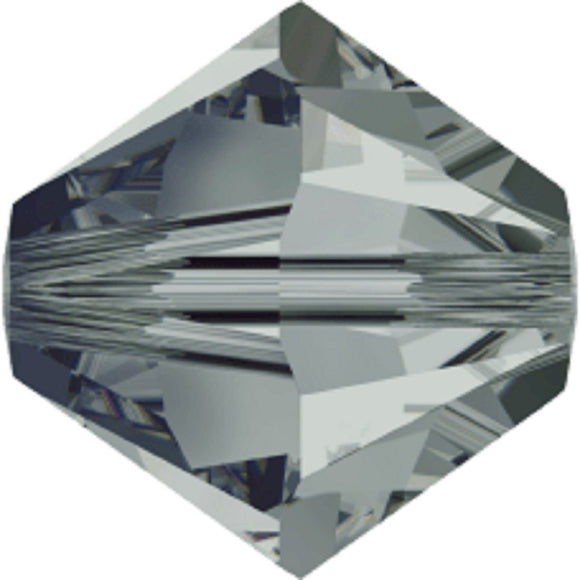 Austrian Crystals 4mm 5328 black diamond 40pc