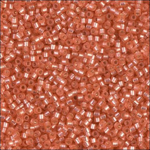 Delica Beads DB 684 Trns pink Sil Lin 5g