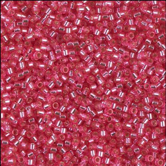 Delica DB 1338 Trns Pink Sil Line 5gr