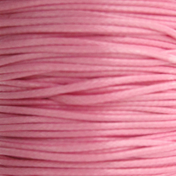Cord 1mm HQ Woven light pink 38metres