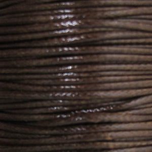 Cord 1mm HQ Woven chocolate 38metres