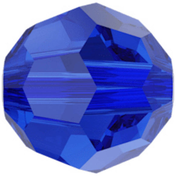 Austrian Crystals 2mm 5000 majestuc blue 20pcs