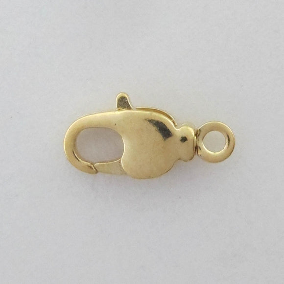 Metal 12mm swivel parrot NF GLD 6pcs