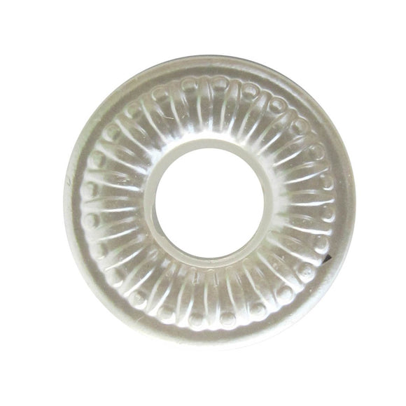 XMASS DECO 18mm RND HAT BRIM WHITE 5p