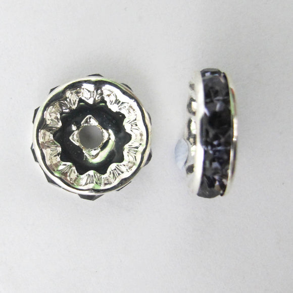 XMASS DECO 12MM DIAMANTE BLACK 5p