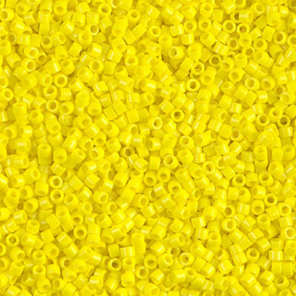 Delica Beads DB 721 Opaque Yellow 5g