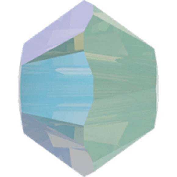 Austrian Crystals 4mm 5328 chrysolite opal SHIM 30 pieces