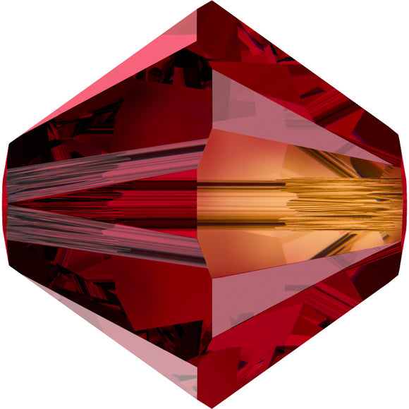 Austrian Crystals 4mm 5328 SIAM AB 30p