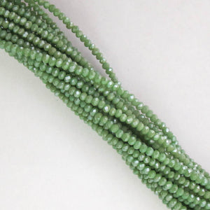 cg 2x3mm faceted rond fern greenAP 155+p
