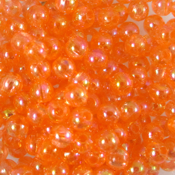 Plas 4mm rnd trns orange AB 20g/700+