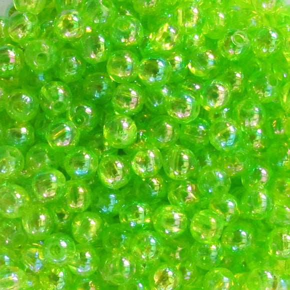 Plas 4mm rnd trans lime AB 20g/700pcs