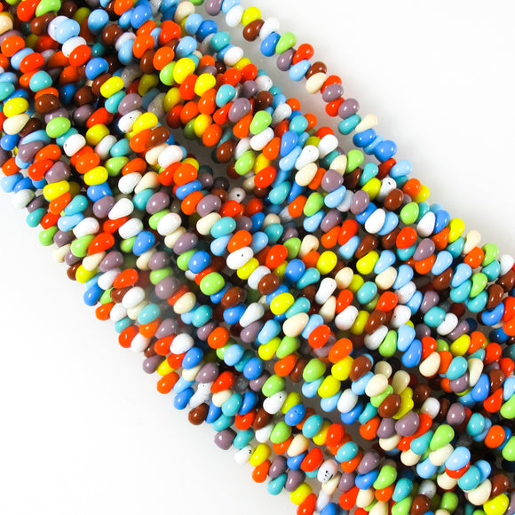 Toho 5mm drop beads multi colour 75+p