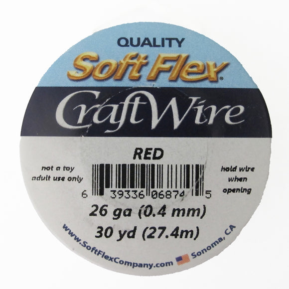 WIRE 26 Gauge .4mm red 27.4 metres NFD