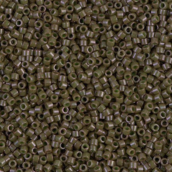Delica DB 657 opaque dyed dark olive 5g