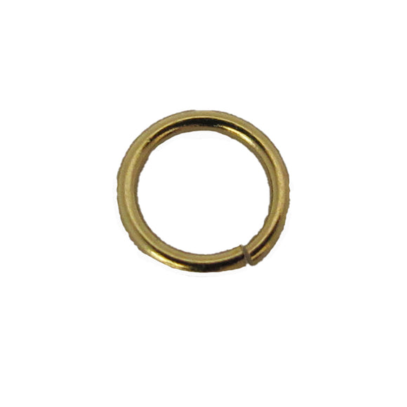 Metal 7x1mm jumpring NF gold 20pcs