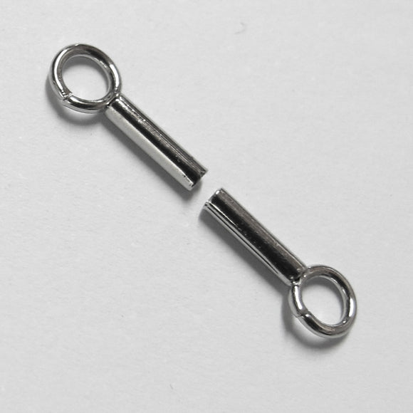 Metal 1.5mm cord end NF NKL 10pcs