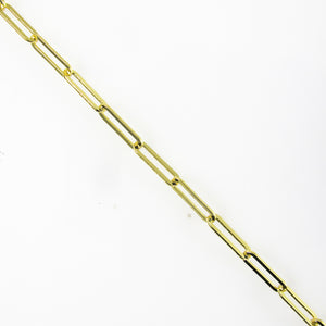 Metal chain 10x2.9mm oval NF GLD 1mtr
