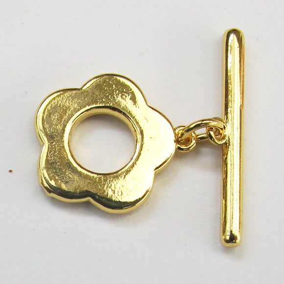 Metal 12mm FOB flower NF GOLD 2set