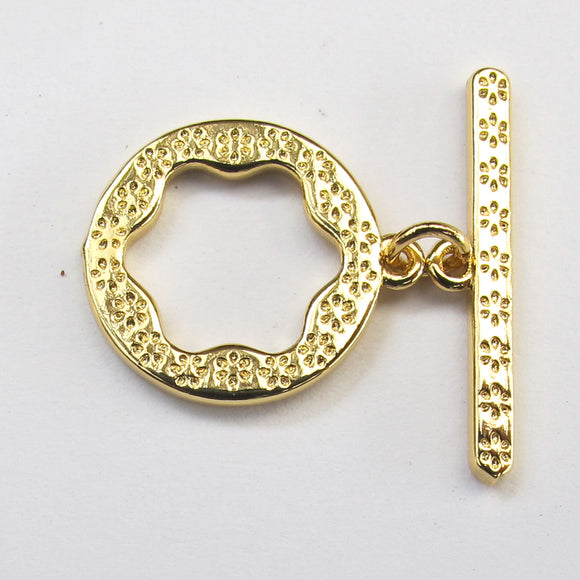 Metal 15mm FOB hexagonal NF GOLD 2set