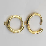 Metal 13mm E/R Sleeper/loop NF GLD 10pcs