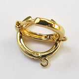 Metal 13mm E/R Sleeper/loop NF GLD 10pcs