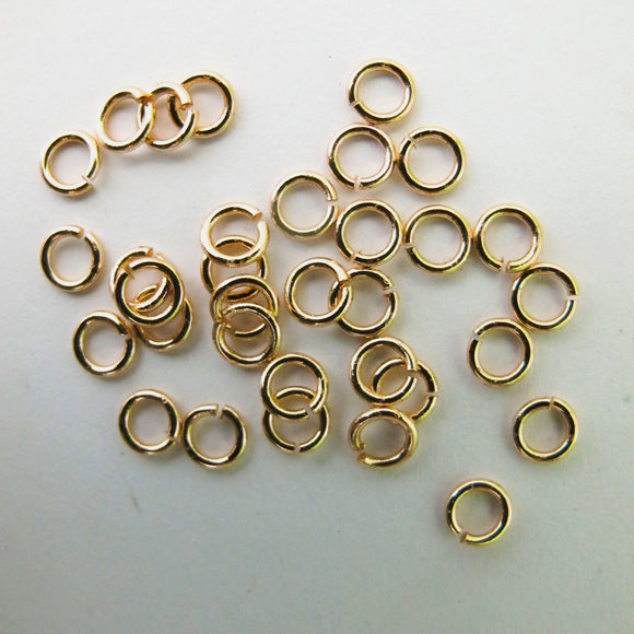 metal 4x0.7mm jumpring NF KC Gold 500pcs