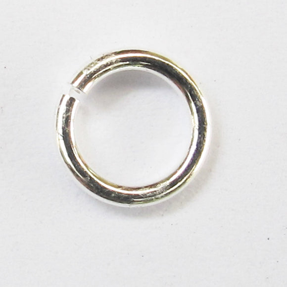 metal 6x0.9mm jumpring NF silver 20pcs