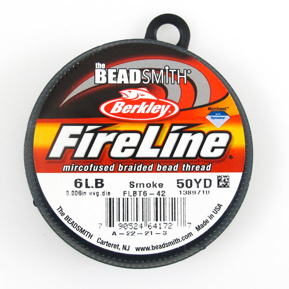 Fireline 0.1524mm 6 l.b smoke 45.72m