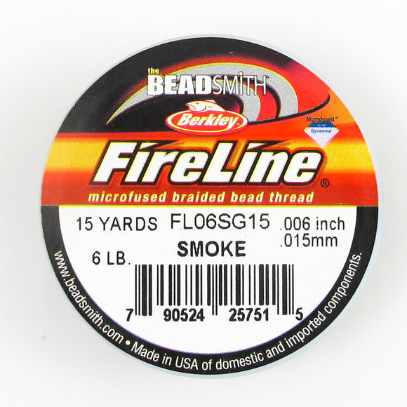 Fireline 0.1524mm 6 l.b smoke 13.71m