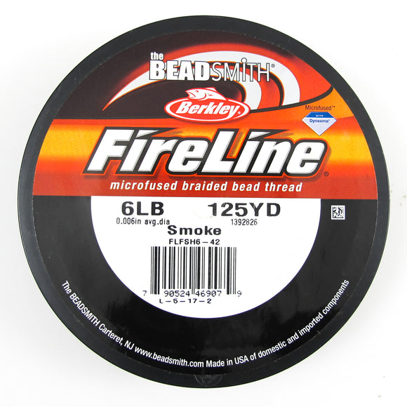 Fireline 0.1524mm 6 l.b smoke 114.3m