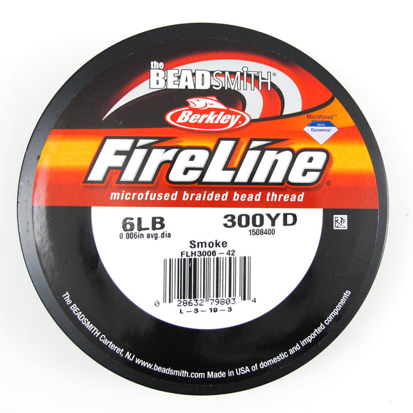 Fireline 0.1524mm 6 l.b smoke 274.3m