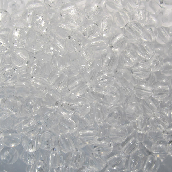 Plas 4mm rnd trans CRYSTAL 20g/700pcs