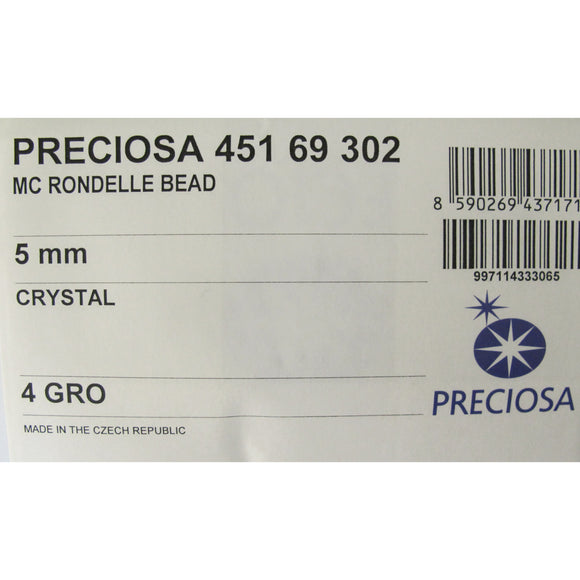 Preciosa 5mm bicone crystal 576pcs NFD