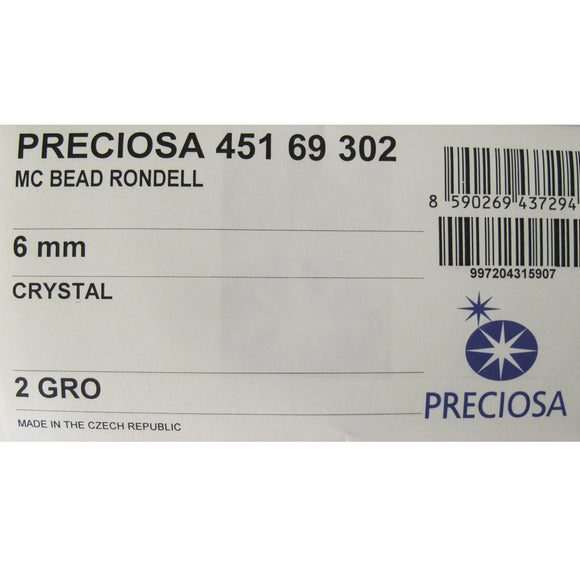 Preciosa 6mm bicone crystal 288pcs NFD