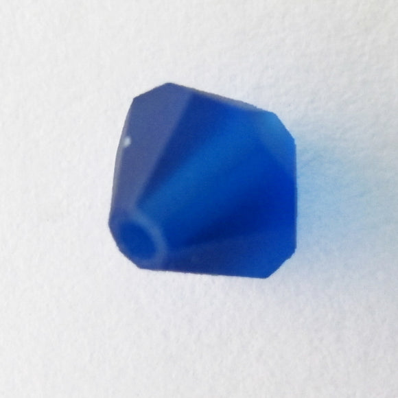 Preciosa 6mm bicone Matt CAPRI BLUE 30pc