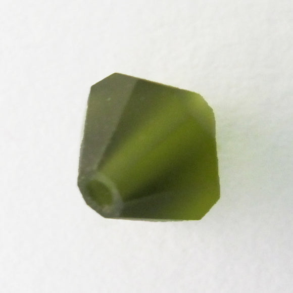 Preciosa 6mm bicone Matt OLIVINE30pcs