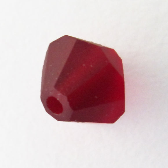 Preciosa 6mm bicone Matt SIAM 30pc