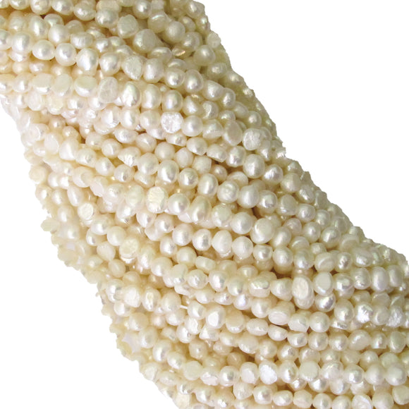 Semi Prec 7mm potato natural pcs 50pcs