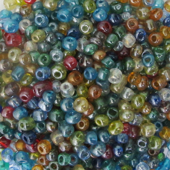 Cg Seed bead #6 TRANS LUSTER 40grams