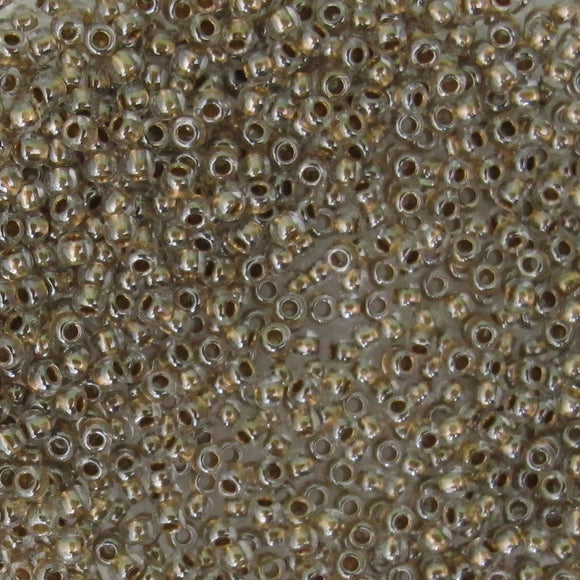 Toho #11 rnd 989 Gilt Lined Crystal 10g