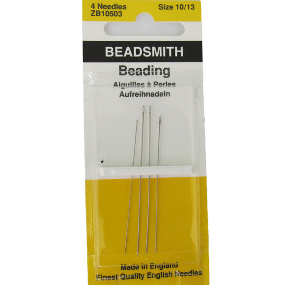 Beading needle size 10/13 (beadsmith) 4p