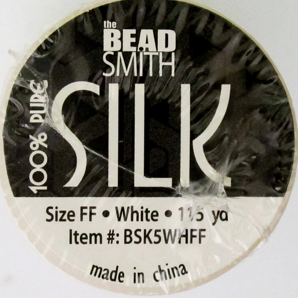 Silk Thread size FF White 105metres